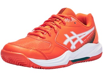 Zapatillas júnior Asics Gel Dedicate 9 GS Energy Or/Wh PÁDEL