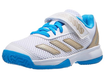 Chaussures Junior adidas Courtflash Comfort K White/Aqua - TOUTES SURFACES