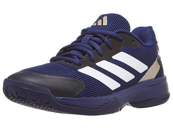 Scarpe adidas Ubersonic 5 K Blu scuro/Bianco Junior - TUTTE LE SUPERFICI