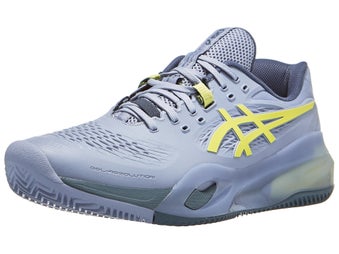 Asics Gel Resolution X Clay Grey Bl/Pistacho Men's Shoe