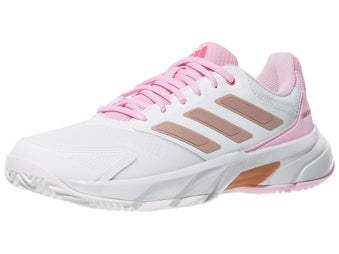 Scarpe adidas CourtJam Control 3 Bianco/Silver/Rosa Donna - TUTTE LE SUPERFICI