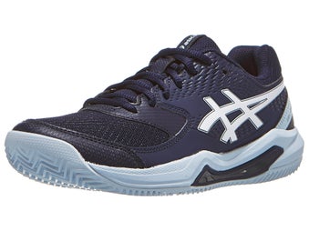 Asics Gel Dedicate 8 SANDPLATZ Damenschuh Midnight/Weiß