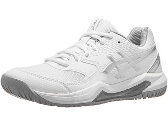 Asics Gel Dedicate 8 ALLCOURT Damenschuh Weiß/Silber