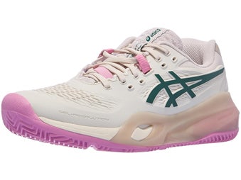 Zapatillas mujer Asics Gel Resolution X Oat/Jewel Grn PÁDEL