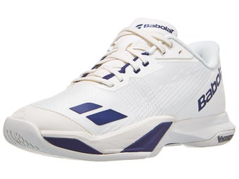 Babolat Jet Mach IV AC Cream/Dark Blue Men's Shoes