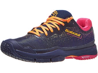 Babolat Jet Ritma Padel Damenschuh Blau/Rosenblüte