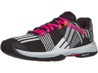 Babolat Sensa Padel Damenschuh Schwarz/Rosenblüte