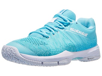 Babolat Sensa Padel Damenschuh Sky Blue/Tigerlily 