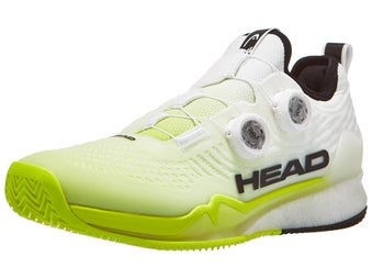 Zapatillas hombre HEAD Endure Pro BOA Blanco/Amarillo TIERRA BATIDA