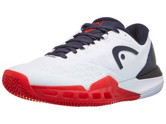 HEAD Revolt Pro 5.0 Clay White/Navy/Red Men's Shoes