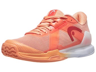 Zapatillas mujer HEAD Sprint Pro 4.0 Coral/White MULTIPISTA