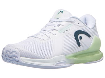Zapatillas mujer HEAD Sprint Pro 4.0 White/Light Green MULTIPISTA
