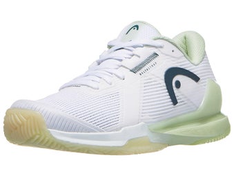 Chaussures de Padel Femme HEAD Sprint Pro 4.0 White/Light Green