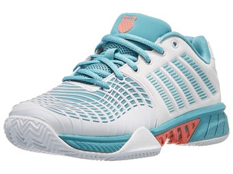 Zapatillas mujer K-Swiss Express Light 3 White/Blue TIERRA BATIDA