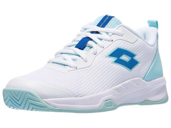 Lotto Mirage 700 AC All White/Pacific Blue Women Shoe