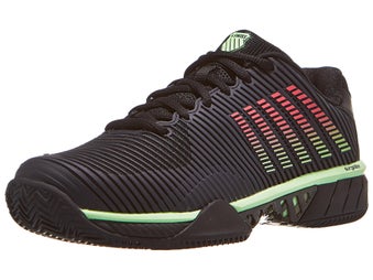 KSwiss Hypercourt Express 2 Clay Blk/Grn/Lava Men Shoe