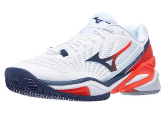 Mizuno Neo Ace Clay White/Blue/Orange Men Shoes
