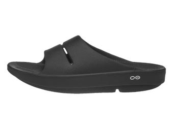 Oofos OOahh Unisex Recovery Slide Black
