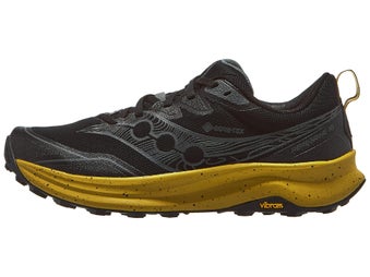 Saucony Peregrine 16 GTX Herren Laufschuhe Black/Oil