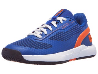 Wilson Rush Pro 5 JR Blue/White/Orange Junior Shoe