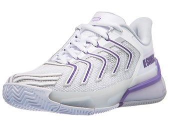 K-Swiss Ultrashot 4 Clay White/Purple Women's Shoe