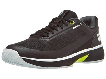 Zapatillas hombre Wilson Rush Lite 5 Black/Yellow TIERRA BATIDA