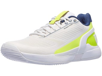Wilson Rush Pro 5 Padel Snow White/Yellow Men's Shoe