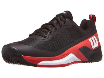 Zapatillas hombre Wilson Rush Pro 4.5 Negro/Infrared/Blanco TIERRA BATIDA