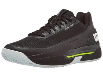 Zapatillas hombre Wilson Rush Tour 5 Black/Yellow TIERRA BATIDA