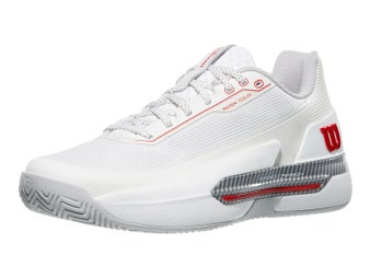 Chaussures Homme Wilson Rush Tour 5 Premium White / Red - TOUTES SURFACES