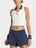 Canotta adidas Paris Pro Crop Polo Donna