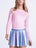 Lucky in Love Damen Chic Streak Langarmtop