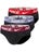 Nike Men's Essential Micro 3-Pack Brief - Black/Red