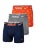 Nike Men's Essential Micro LE 3-Pack Trunk - Org/Blue