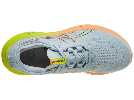 Zapatillas mujer ASICS Gel Nimbus 26 PARIS Gris/Amarillo Tennis