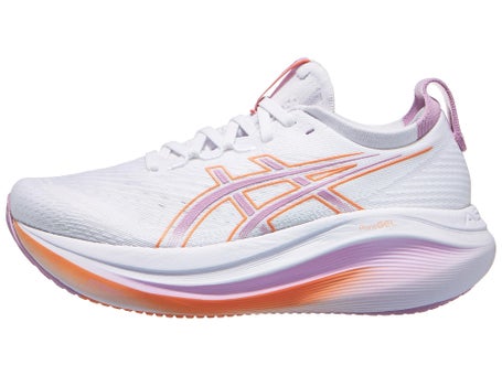 ASICS Gel Nimbus 27 Damen Laufschuhe Weiß Ube