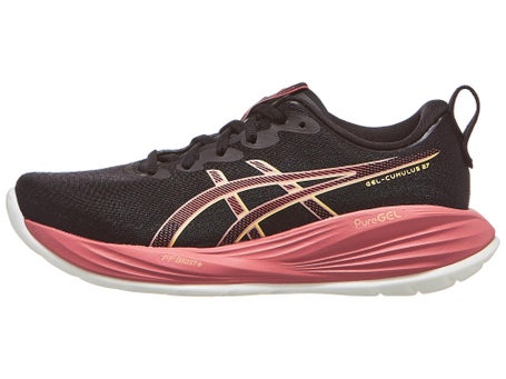 ASICS Gel Cumulus 27\Womens Shoes\Black/Orange Glow