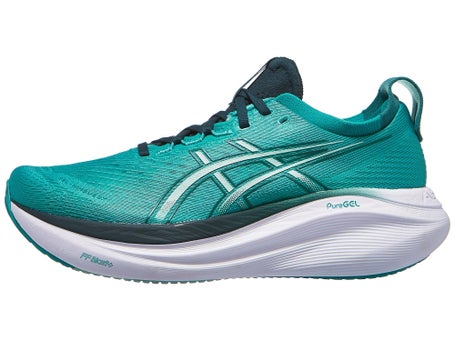 ASICS Gel Nimbus 27 Herren Laufschuhe Teal Saxon
