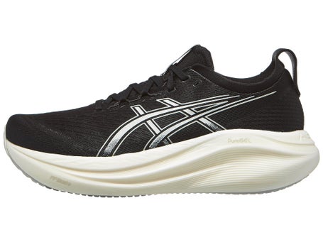 ASICS Gel Nimbus 27 Herren Laufschuhe Schwarz Grau