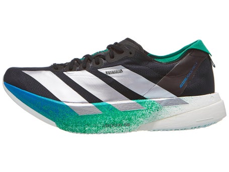 adidas adizero Adios Pro 4\Men Shoe\Black/Silver/Green