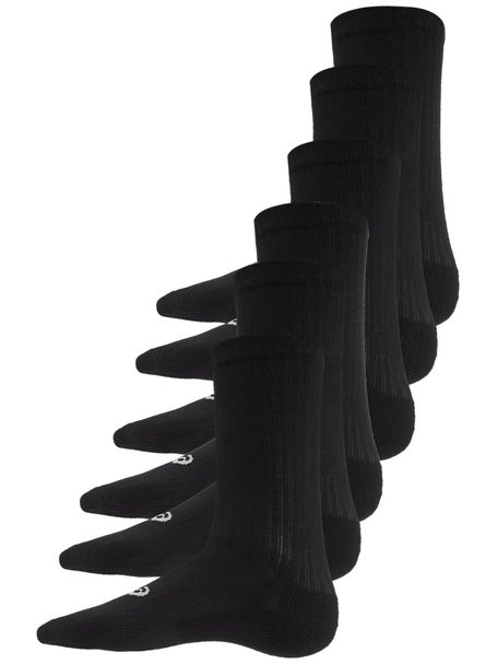 Calcetines técnicos Asics Tennis Pack de 6 Negro