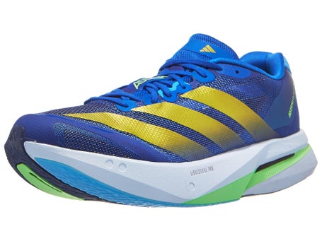 adidas adizero Boston 13\Mens Shoes\Blue/Gold/Blue