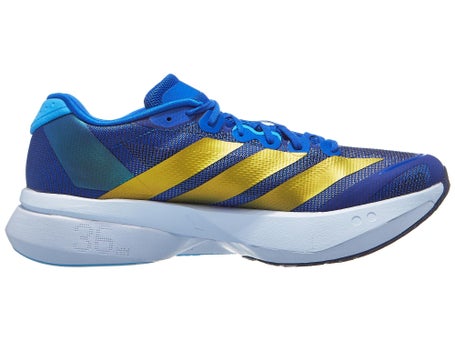 adidas adizero Boston 13\Mens Shoes\Blue/Gold/Blue