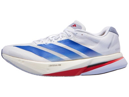 Chaussures Homme adidas adizero Boston 13 White Blue Silver
