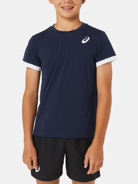 T shirt Garçon Asics Core Tennis Bleu marine