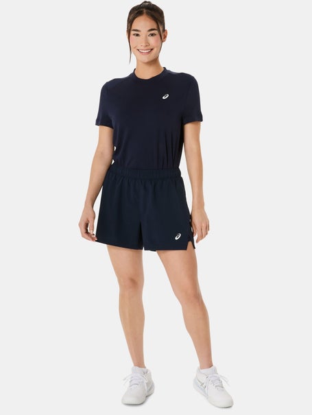 Pantalón corto mujer Asics Court 2 en 1 Azul Marino