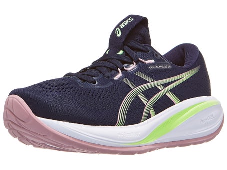 ASICS Gel Cumulus 28\Womens Shoes\Midnight/Illum Green