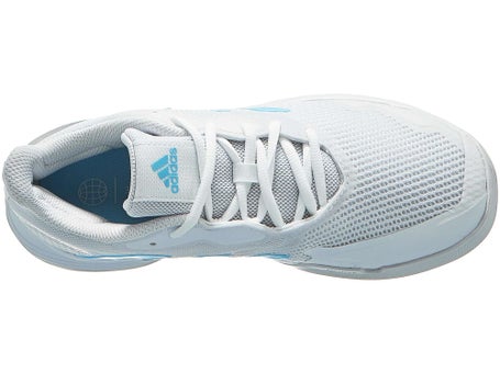 adidas CourtJam Control Carpet\White/Blue Womens Shoes
