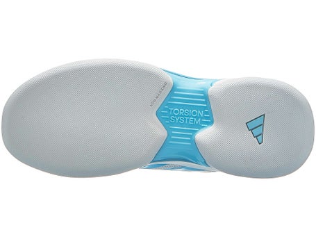 adidas CourtJam Control Carpet\White/Blue Womens Shoes