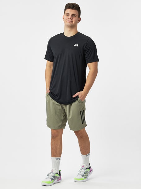 adidas Mens Core Club 3-Stripe Top